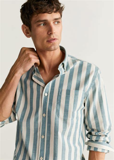 MANGO MAN Hemd riley Herren, Khaki, Größe S | Stilvolle mode, Männer