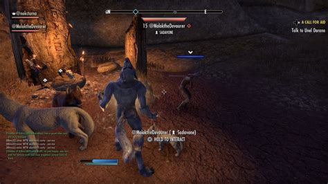 Elder Scrolls Online How To Turn Another Player Into A Werewolf YouTube