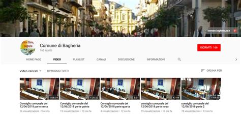 Il Consiglio Comunale Di Bagheria In Diretta Streaming Su YouTube