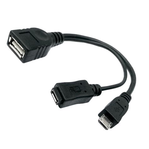 Micro Usb Otg Y Cable