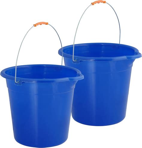 Rubbermaid Fg2963tproybl 11qt Blue Bucket Health And Household