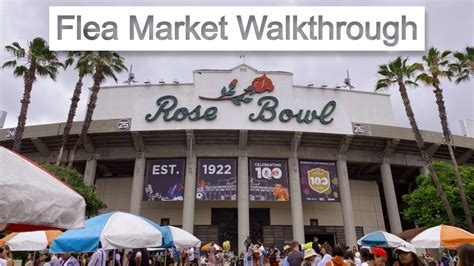 Explore the Rose Bowl Flea Market on Mother's day! - Walkthrough - YouTube