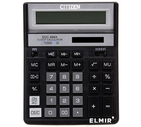 Калькулятор Citizen SDC-888XBK купить | ELMIR - цена, отзывы ...