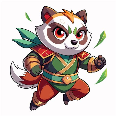 Premium Vector | Cute Ninja Panda Cartoon Vector Icon Illustration