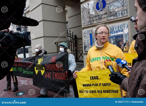 Action of Greenpeace Activists Editorial Stock Photo - Image of ecology ...