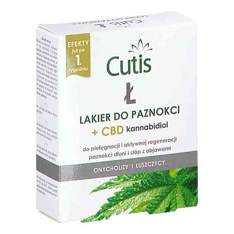 CUTIS Ł Lakier do paznokci CBD Cannabidiol 10 ml