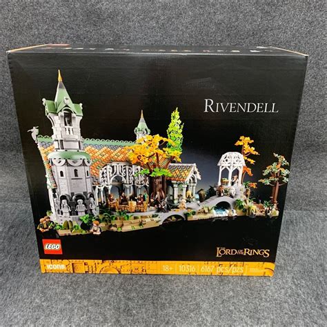 Lego 10316 The Lord Of The Rings Rivendell Building Kit 6167 Pieces Set