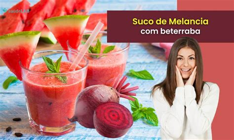 Suco De Melancia Beterraba Bebida Saborosa E Perfeita Para Nutrir