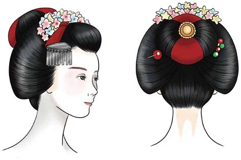 The Hairstyles of Geisha and Maiko (Shimada, Wareshinobu, Sakko) - Tea ...