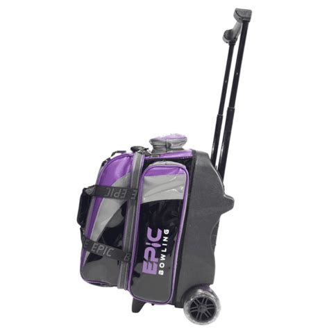 Epic Noble Royal Purple Ball Double Roller Bowling Bag Epic Bowling