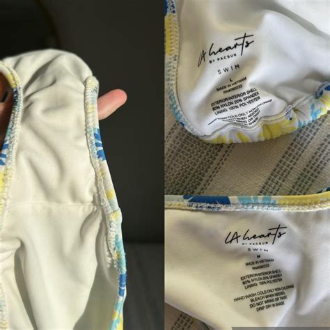 Pacsun Flower Bikini Only Worn Once At The Depop