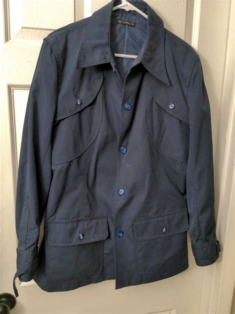 Puritan Mens Lined Larry Kane Button Front Jacket Na Gem