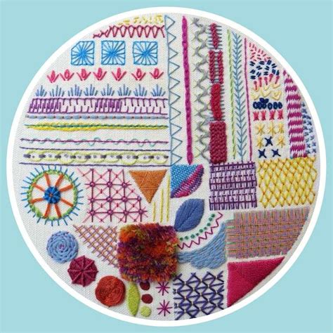 Sample Embroidery Stitches At Ava Oshaughnessy Blog
