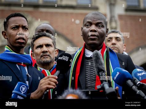 The Hague Ronald Lamola Minister Of Justice Of South Africa Speaks