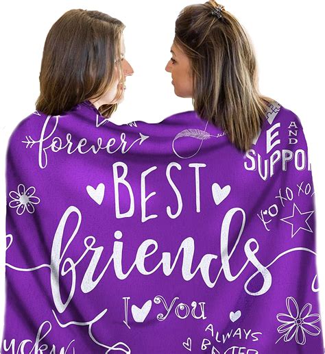 Best Friend Blanket Cozy Soft Throw Blankets Best Friend Birthday