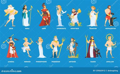 Greek Gods Illustration | CartoonDealer.com #165948108