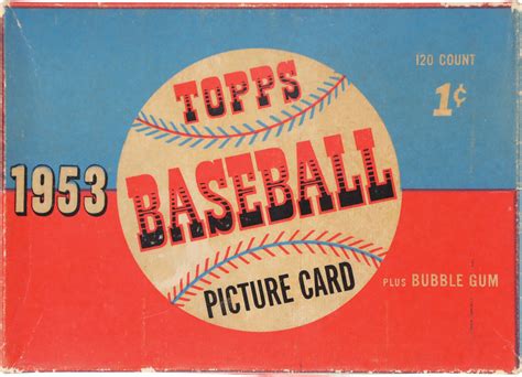 Topps Baseball Cent Empty Display Box