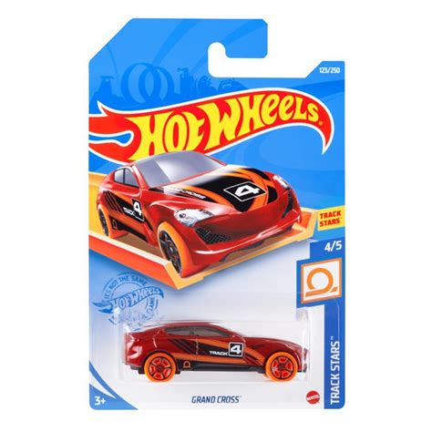 GRY Машинка игрушка Hot Wheels металлическая коллекционная GRAND CROSS бордовый купить с