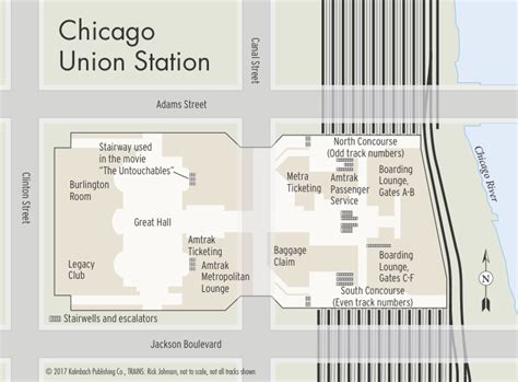 Map Chicago Union Station - Tony Aigneis