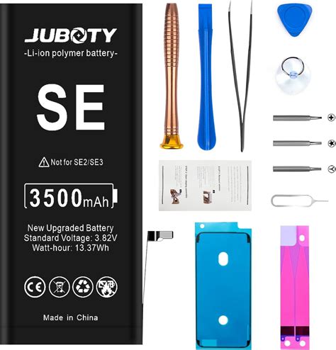 Juboty Mah Battery For Iphone Se Nd Gen Li Ion New Upgraded