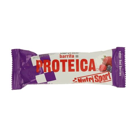 Barrita Proteica Frutos Rojos Nutrisport Unidad