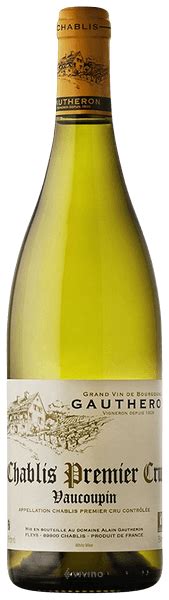 Alain Gautheron Chablis 1er Cru Vaucoupin Vivino US