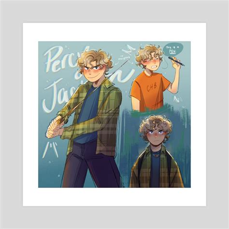 Percy Jackson , an art print by TheUntitledArtist | Sana - INPRNT