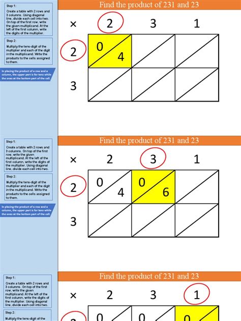 Lattice-Method Edited Example 1 | PDF | Multiplication | Mathematics