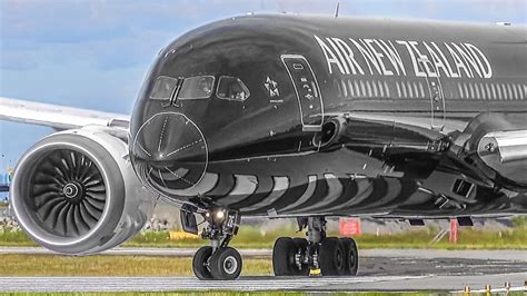 VERY CLOSE UP Aircraft TAKEOFFS And LANDINGS Melbourne Airport Plane