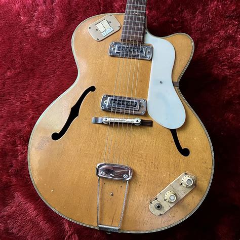 C 1960s Teisco Ep 15 Mij Vintage Hollow Body Guitars Reverb Uk