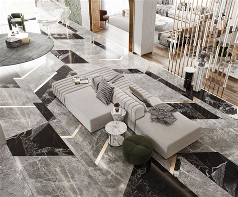 E L E G A N C E On Behance Marble Flooring Design Floor Tile Design