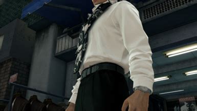 Black and White Floral Outfits For Kiryu at Yakuza 0 Nexus - Mods and ...