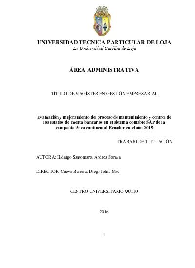 Evaluaci N Y Mejoramiento Del Proceso De Mantenimiento Y Control De Los