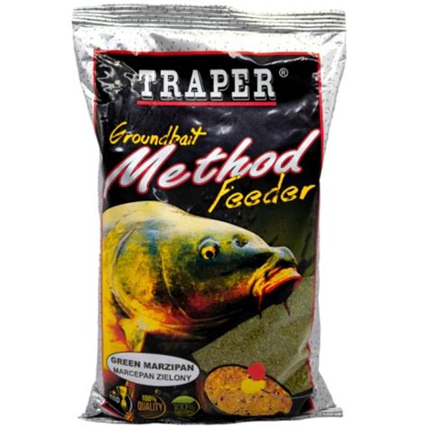 Zanęta Traper Method Feeder Marcepan Zielony Green 750g Na Metodę