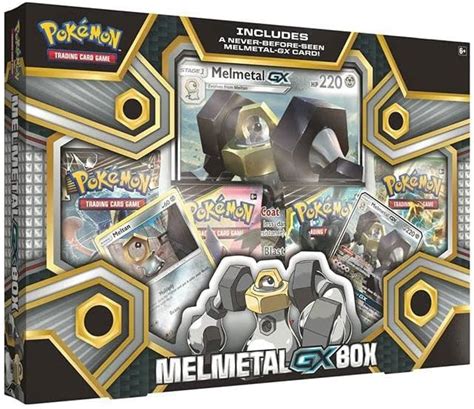 Pokémon Boîte Melmetal GX 4 Booster Packs 3 Cartes Promo Rare