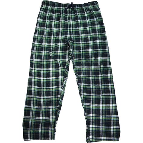 Hanes Big Mens Ultimate Cotton Flannel Sleep Lounge Pajama Plaid Pants