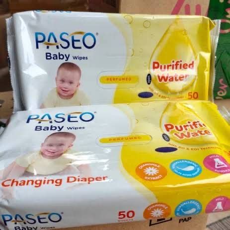 Jual Tissue Basah Paseo Tissue Tissu Tisu Basah Baby Wipes Isi Sheet