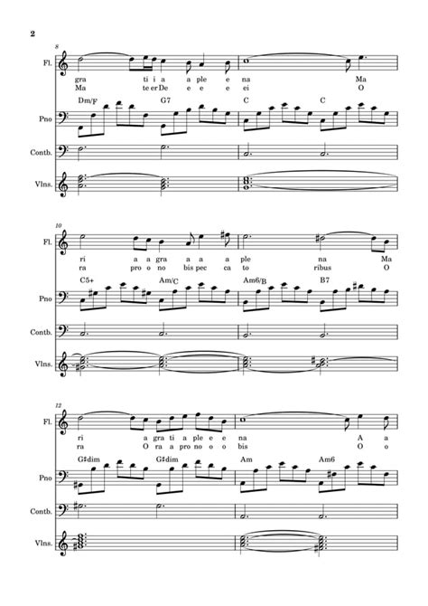 AVE MARIA Franz Schubert Partitura Pdf