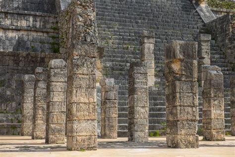 Yacimiento Arqueol Gico De Chichen Itza Yucatan M Xico Imagen De