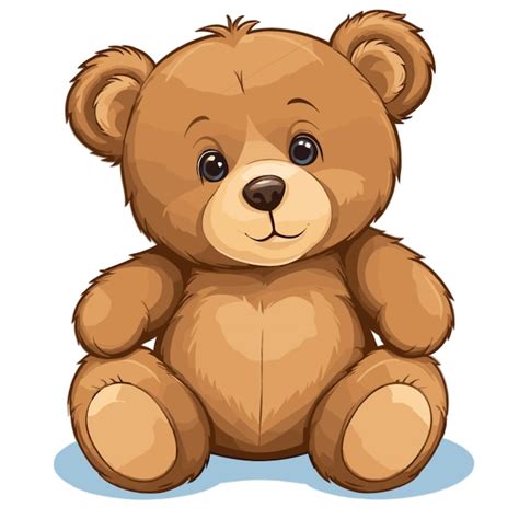 Vector De Clipart De Oso De Peluche Vector Premium