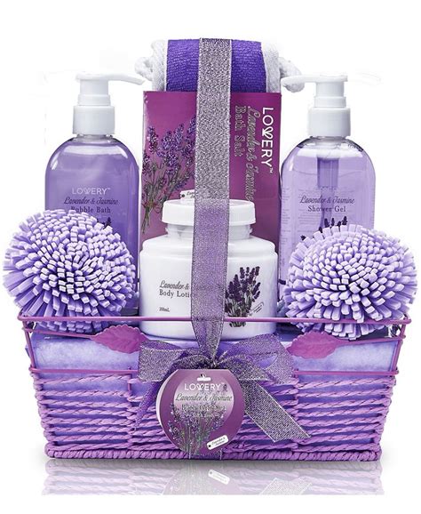 Lovery Home Spa Body Care T Set In Lavender Jasmine 8 Piece Macys