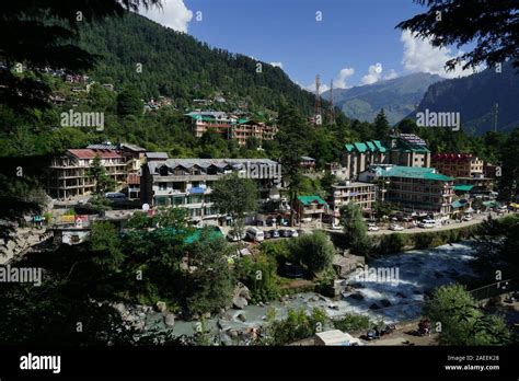 beas river manali himachal pradesh india asia stock photo alamy