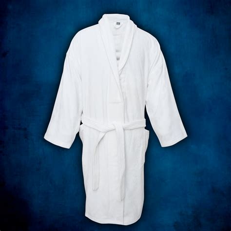 Bath Robe Vellor White Royal Linen – Reetha Tex