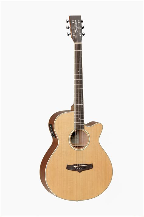 Guitarra Ac Stica Amplificada S Per Folk Cutaway Tanglewood Tw