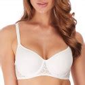 Soutien Gorge Avec Broderie Suisse Lisse Blanc De Wacoal Lingerie