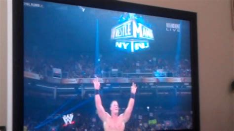 John Cena Wins Royal Rumble 2013 Youtube