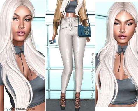 Second Life Marketplace Igotdressed Liv Shape Catwa Catya Bento