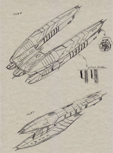 Concept Geonosian Ships 01 By Atolmazel On Deviantart