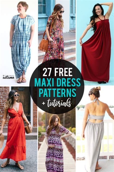 The Best Free Maxi Dress Patterns And Tutorials Its Always Autumn