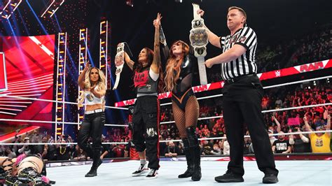 Wwe Raw Results 22723 Becky Lynch Teams With Lita For The Wwe Womens Tag Team Titles